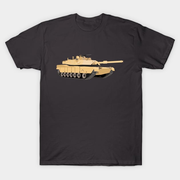 M1A1 / M1A2 Abrams Tank T-Shirt by NorseTech